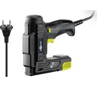 goobay Set di vernici elettriche 2 in 1 cablate 2 m/70 W - con graffette o chiodi - chiusura circa 20 graffette al minuto - per tappezzeria, legno o lavori di ristrutturazione - 77820