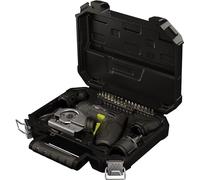 goobay set mini avvitatore a batteria 4in1, 35 pezzi - 28 punte, 4 inserti e 1 adattatore in acciaio al cromo-vanadio - forma a pistola, coppia di serraggio 8 Nm, illuminazione LED frontale - 77817