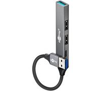 Goobay Slim USB-Hub USB-A -> USB-C 5Gbit/s Goobay Slim 4-Port USB-Hub 74458