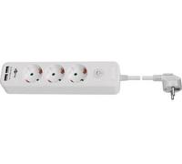 goobay StikdÃ¥se 3-stik 16A Hvid 1.5m NEW