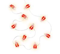 Goobay Stringa 10 LED con Clip Pacchetto Regalo per Appendere Foto IP20 con Time