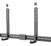 goobay Supporto da parete per soundbar e TV, compatibile con VESA, 8,6 - 15,5 cm, superficie antiscivolo / 70828
