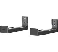 Goobay Supporto Parete Soundbar Universale Profondita 90-154 mm Fino a 15 kg Set da 2 - Basic - 70827