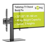 Goobay Supporto TV 58524 da tavolo girevole 32"–55" 40 kg nero