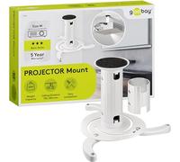 GOOBAY 51896 - Supporto a soffitto per videoproiettore, bianco