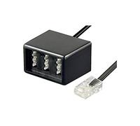 Goobay TEL ADAP RJ45 - TAE NFN RJ45 M TAE NFN FM Nero