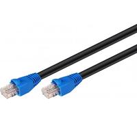 Goobay 94395 CAT 6 Cavo Patch per Esterni, U/UTP, Nero, 50m Lunghezza