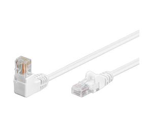 Goobay U/UTP Patch Cord Cat5e. 1xAngolato. Bianco 2,0 m NEW