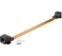 goobay Ultra-slim RJ45 window feed-through 30cm NetvÃ¦rkskabel NEW