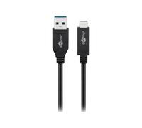 Goobay USB 3.1 Gen 2 A/USB C Kabel black 1 St. Cavo Digitale/dati 0,5 41073