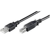 Goobay USB AB 300 HiSpeed Black 3m cavo USB USB A USB B Nero