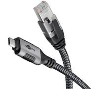 GOOBAY 70697 - Adattatore di rete, cavo, USB 3.1 tipo C, Gigabit Ethernet, 1,5