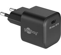 GOOBAY 65331 - Caricabatterie USB, 45 W, 1 USB-C (PD), GaN, nero
