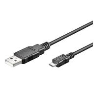 Goobay 93921 cavo USB USB 2.0 5 m Micro-USB B USB A Nero