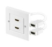 Goobay - VÃ¦gplade - HDMI - 19-pin HDMI (hun) - 19-