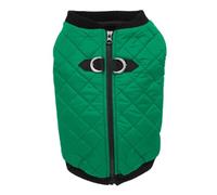 Gooby Bomber Gilet a Quadri per Cani, alla Moda, con Elastico sul Petto