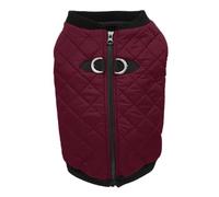 Gooby Bomber Gilet a Quadri per Cani, alla Moda, con Elastico sul Petto