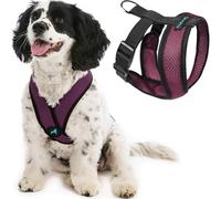 GOOBY Comfort X Pettorina Viola, M, per Cani di Taglia Piccola e Media, Anti-tiro, Struttura brevettata Anti-soffocamento X Frame, Perfetta in Viaggio, per Uso Interno ed Esterno