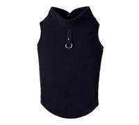Gooby Gilet in Pile per Cani di Piccola Taglia, Nero, Taglia S, Caldo Pullover in Pile con guinzaglio O-Ring, Cappotto Invernale per Cani di Piccola Taglia, per Cani di Piccola Taglia, Ragazzo o