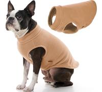 Gooby Gilet per cani in pile elasticizzato, taglia L, colore: sabbia