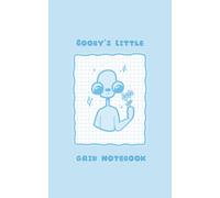 Gooby's Little Grid Notebook: A calm blue grid notebook for peaceful writing and sketches