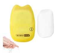 gooch 50 fogli di sapone da viaggio - sapone da viaggio per lavarsi le mani, dischi di sapone, sapone per interni, esterni, viaggi, campeggio, escursionismo