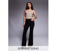 Good American - Good Petite - Jeans a zampa neri-Nero 40