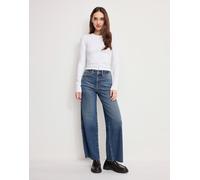 Good American - Good Skate - Jeans corti lavaggio blu medio 44