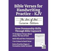 Good And Right Publishing Laura Bible Verses for Handwriting Practi (Tascabile)