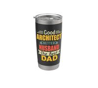Good Architect Better Husband The Best Dad For Fathers Day Bicchiere termico in acciaio inox doppia parete
