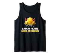 Good At Excuses Funny Work Graphic Canotta