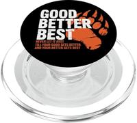 Good Better Best Never Let It Rest Orso motivazionale PopSockets PopGrip per MagSafe