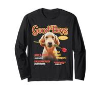 Good Boys Magazine for Dogs Funny And Cute Pets Maglia a Manica