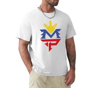 Good Come from Men's Manny Pacquiao Logo 1 Short Sleeve Mens T Shirt 100% Cotton White L