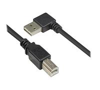 Good Connections - 2510 - 025 Porta/Cavo per Stampante USB 2.0 a Maschio a Maschio B, 0,25 m Grigio Nero 1,00 m