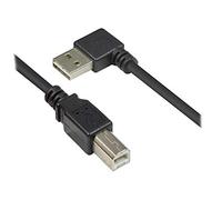 Good Connections - 2510 - 025 Porta/Cavo per Stampante USB 2.0 a Maschio a Maschio B, 0,25 m Grigio Nero 0,50 m