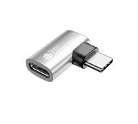 GoodConnections USB-C 4.0 (ST-BU) Winkeladapter / Portschoner 240W 8K 60Hz Silber