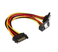 Good Connections - Cavo di alimentazione SATA Y con 2 prese SATA angolate, ca. 20 cm