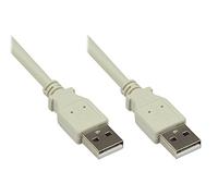 Good Connections Cavo di Collegamento USB 2,0 Spina A su Spina A, 1 m, Grigio