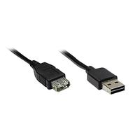 Good Connections Cavo di Estensione USB Easy Maschio a Femmina Nero 2,00 m