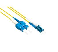 Good Connections Cavo OS2 in fibra ottica - DUPLEX - Maschio LC a SC - Singlemode 9/125 - Polarità sostituibile - Conduttore di onde luminose, cavo in fibra ottica, cavo patch - 10 m