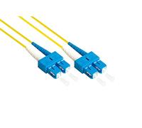 GC LW-9005SC - Cavo patch LWL Duplex OS2 9/125µ SC/SC, 0,5 m, giallo