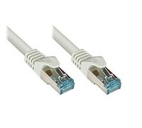 Good Connections Cavo Patch Cat.6A m. Messprotokoll + SN S/FTP UL Grigio 3m