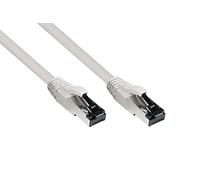 Good Connections Cavo patch Cat. 8.1-20 m - S/FTP - 40 Gbps e 2000 MHz - Conduttore CU - senza alogeni LSZH - protezione antigroviglio RNS - Cavo di rete/LAN - Grigio
