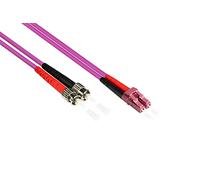 Good Connections® - Cavo Patch in Fibra Ottica Duplex OM4 (multimodale, 50/125) LC/ST, 20 m