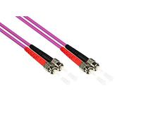 Good Connections® - Cavo Patch in Fibra Ottica Duplex OM4 (multimodale, 50/125) ST/ST, 10 m