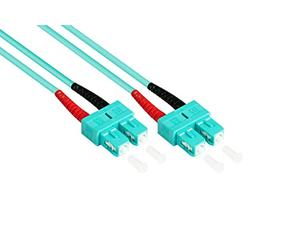 Good Connections® - Cavo Patch LWL Duplex OM3 (Multimodde, 50/125) SC/SC, 2 m