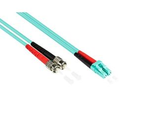 Good Connections® - Cavo patch LWL Duplex OM3 (Multimodde, 50/125) ST/LC, 10 m