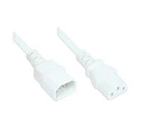 Good Connections® estensione di dispositivo di raffreddamento, da C14 a C13, dispositivi di raffreddamento con spina Prolunga 3,0 m bianco