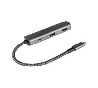 GC HUB-C002A - USB 3.0, hub a 3 porte, 1 A, 1 HDMI, 1 PD 94 W, cavo USB-C.